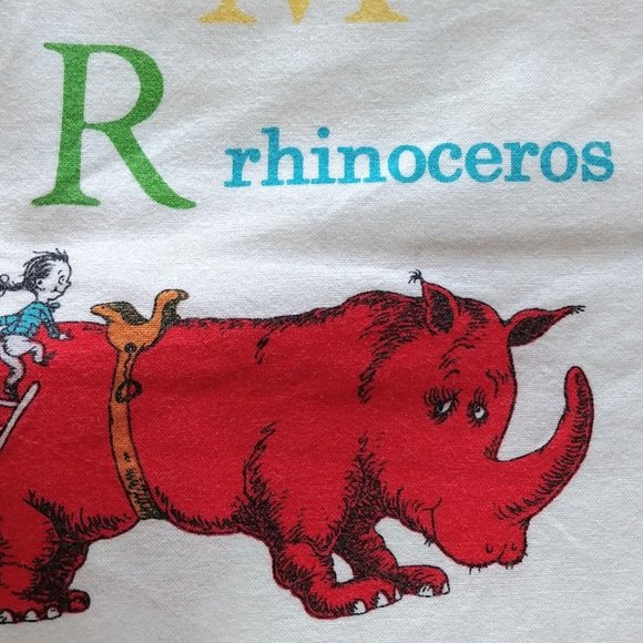 Large Dr Seuss Alphabet Pillowcase - Picture 9 of 12